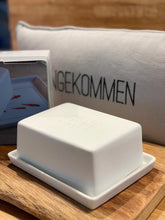 Lade das Bild in den Galerie-Viewer, Butterdose "Butter bei die Fische", groß - räder