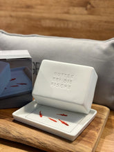 Lade das Bild in den Galerie-Viewer, Butterdose "Butter bei die Fische", groß - räder
