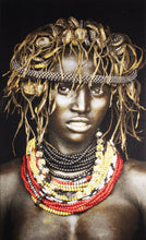 Lade das Bild in den Galerie-Viewer, Gobelinbild Dassenech Girl - Gobelin Bild