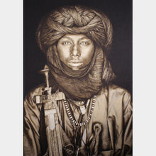 Lade das Bild in den Galerie-Viewer, Gobelinbild Dawo Fulani - Thomas Albrecht