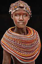 Lade das Bild in den Galerie-Viewer, Gobelinbild Samburu Girl - Thomas Albrecht

