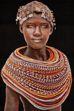 Lade das Bild in den Galerie-Viewer, Gobelinbild Samburu Girl - Thomas Albrecht