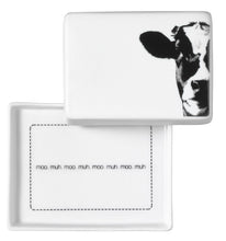 Lade das Bild in den Galerie-Viewer, Poesie et Table. Breakfast. Butterdose "Kuh" - räder