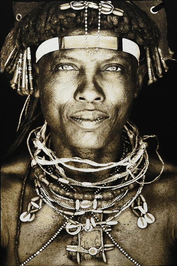 Gobelinbild Ovakakaona Tribe Angola - Thomas Albrecht