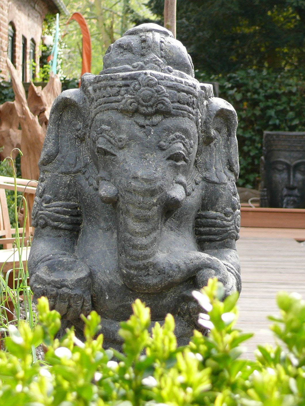 Stehender Ganesha - aus Stein geschlagen - Div. Accessoires & Möbel